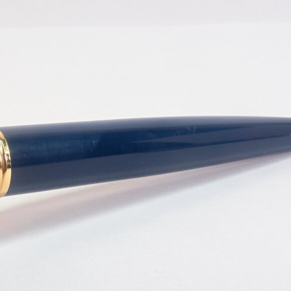 Parker 45 Fountain Pen / USA Made / Blue Barrel & Steel Cap / 1980 Engraved - Picture 14 of 16